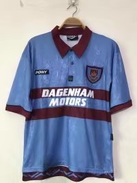 AAA Quality Westham 95/97 Away Blue Soccer Jersey